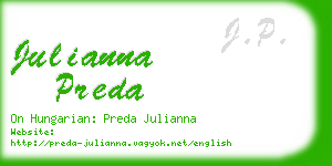julianna preda business card